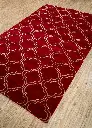 RIBBON RED/DARK AMBER GOLD HAND TUFTED RUG