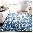 TRANITIONAL NAVY / IVORY HAND KNOTTED RUGS